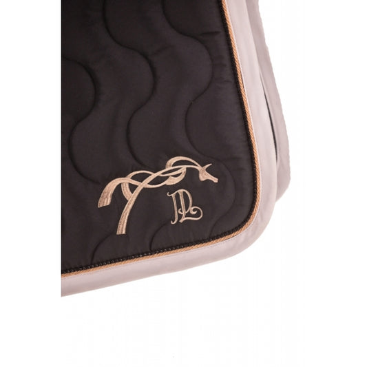 Tapis de selle diamant noir rose gold blanc - Pénélope