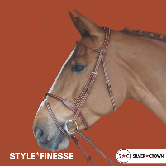 Bridon Style Finesse - Silver Crown