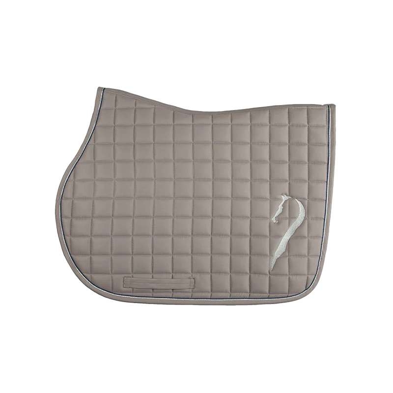 Tapis selle CSO Antares Sellier gris obstacle - Tissu technique souple équitation