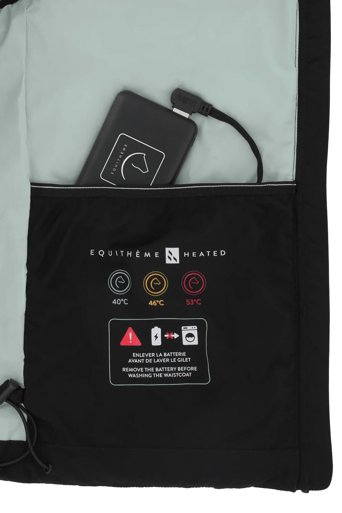 Batterie pour chauffe dos chauffant - Equitheme