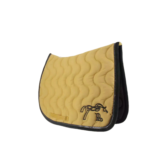 Tapis de selle classique jaune moutarde  - Pénélope