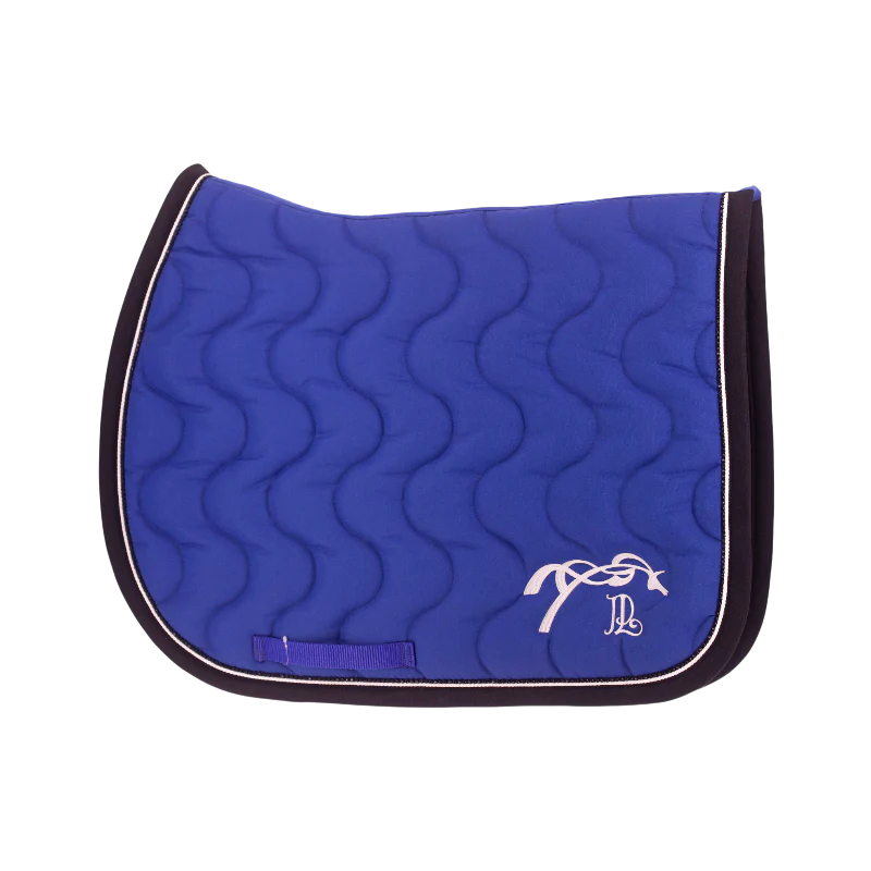 Tapis de selle diamant bleu roi  - Pénélope