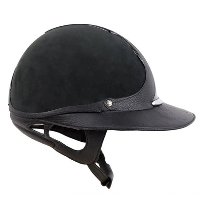 Casque Classic Eclipse Antares vue arrière strass - Cuir alcantara respirant