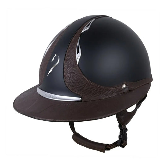 casque reference eclipse noir marron antares