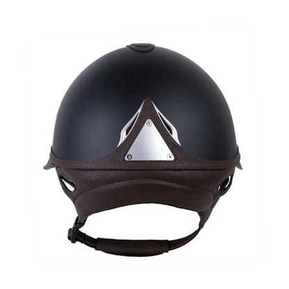 Casque Référence Eclipse noir & marron visière large - Antares Sellier