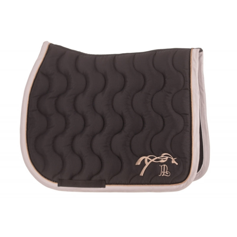 Tapis de selle diamant noir rose gold blanc  - Pénélope