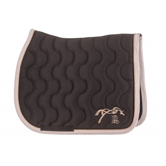 Tapis de selle diamant noir rose gold blanc  - Pénélope