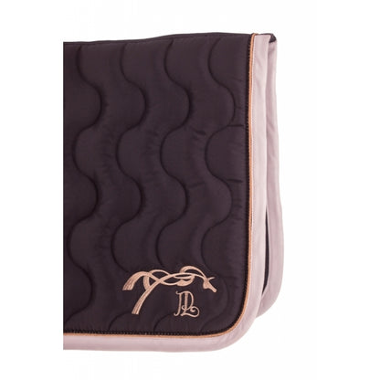 Tapis de selle diamant noir rose gold blanc  - Pénélope