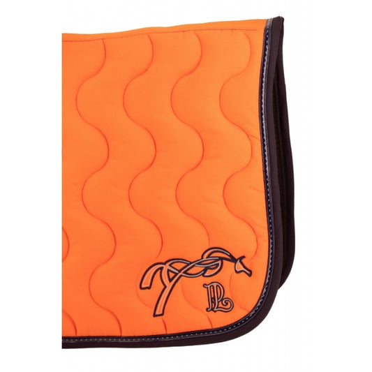 Tapis de selle classique orange marine  - Pénélope