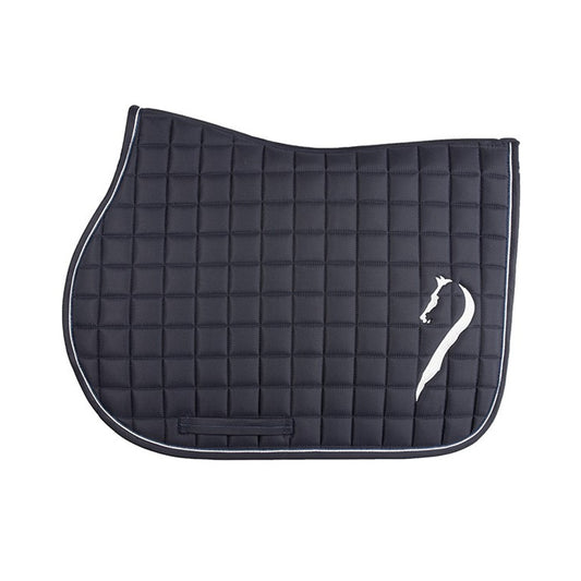 Tapis selle CSO Antares Sellier marine obstacle - Design technique saut équitation