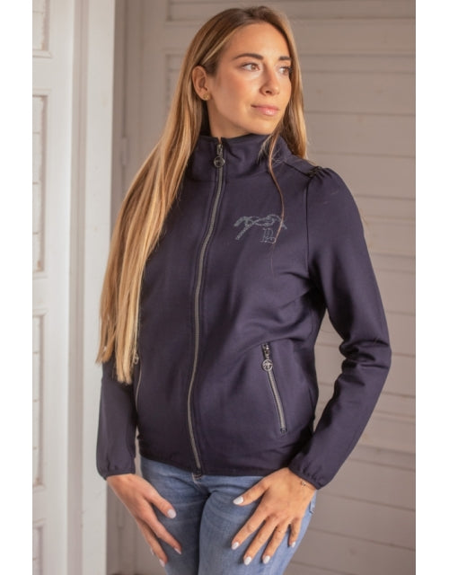 Sweat Tweeny strass zippé - Penelope